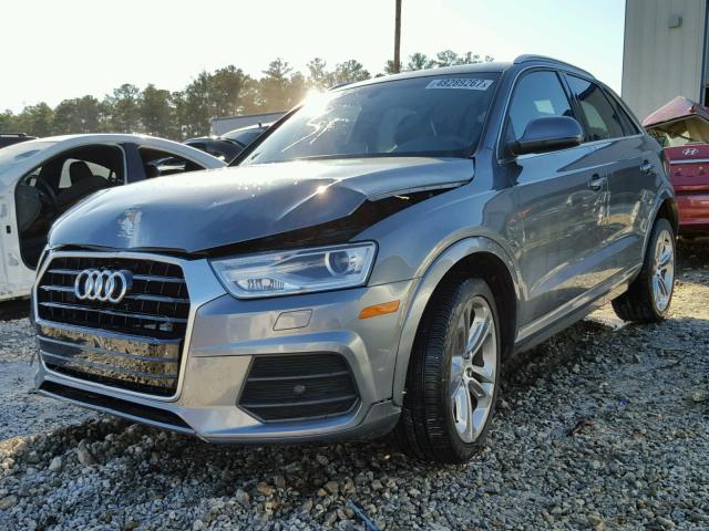 WA1BFCFS5GR019175 - 2016 AUDI Q3 PREMIUM GRAY photo 2