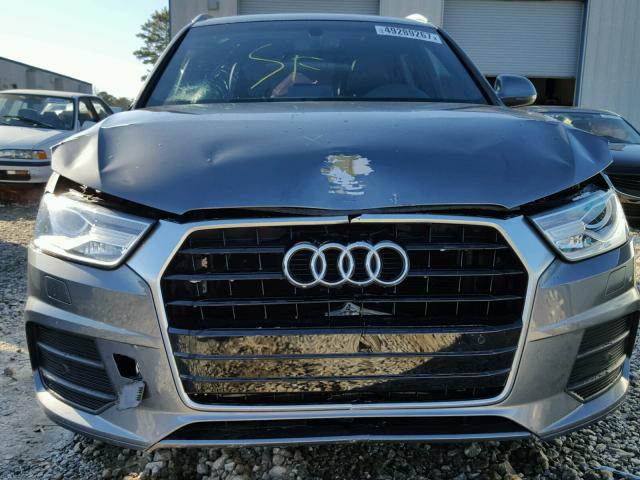 WA1BFCFS5GR019175 - 2016 AUDI Q3 PREMIUM GRAY photo 9