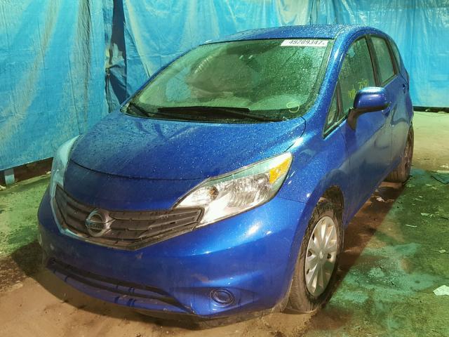 3N1CE2CP4EL383683 - 2014 NISSAN VERSA NOTE BLUE photo 2