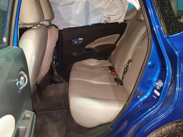 3N1CE2CP4EL383683 - 2014 NISSAN VERSA NOTE BLUE photo 6