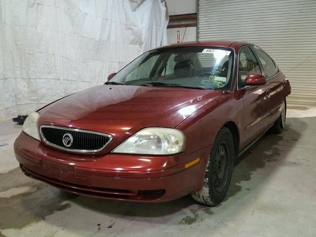 1MEFM50U71G623556 - 2001 MERCURY SABLE GS RED photo 2