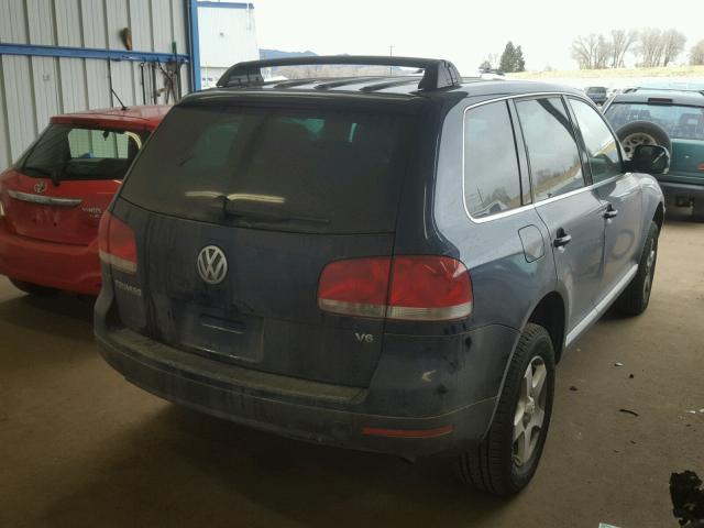 WVGBC67L84D026066 - 2004 VOLKSWAGEN TOUAREG 3. BLUE photo 4