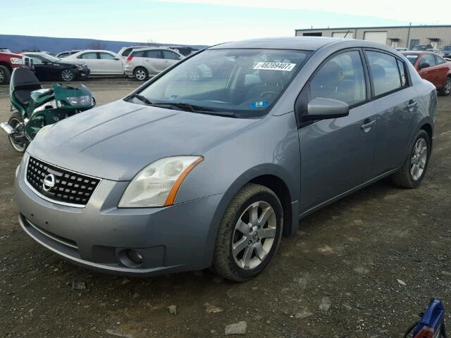 3N1AB61E08L671200 - 2008 NISSAN SENTRA 2.0 GRAY photo 2