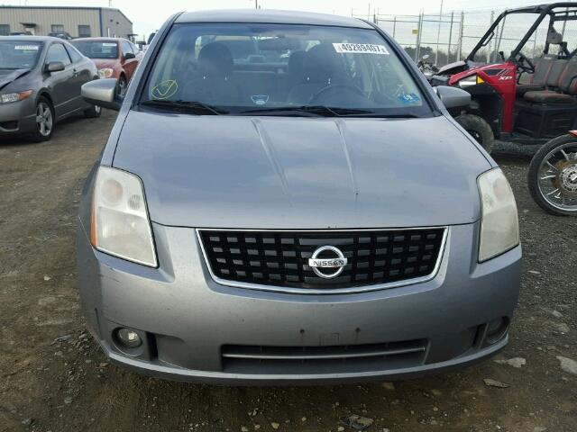 3N1AB61E08L671200 - 2008 NISSAN SENTRA 2.0 GRAY photo 9