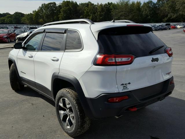 1C4PJMBSXGW183903 - 2016 JEEP CHEROKEE T WHITE photo 3