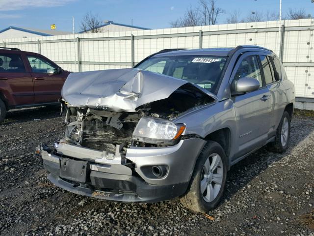 1C4NJDEBXED802611 - 2014 JEEP COMPASS LA GRAY photo 2