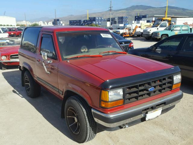 1FMCU12T5KUC62182 - 1989 FORD BRONCO II RED photo 1