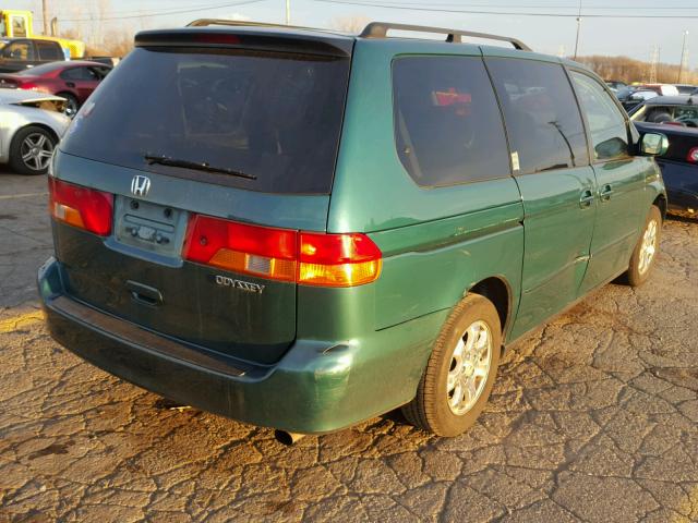 2HKRL18083H505400 - 2003 HONDA ODYSSEY EX GREEN photo 4