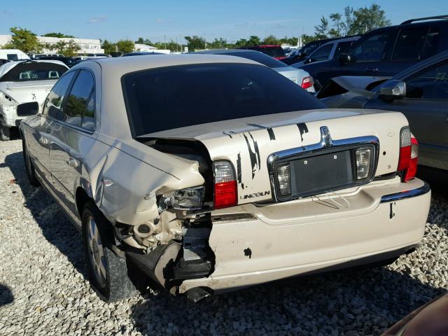 1LNHM86S93Y659730 - 2003 LINCOLN LS 米色 照片 3