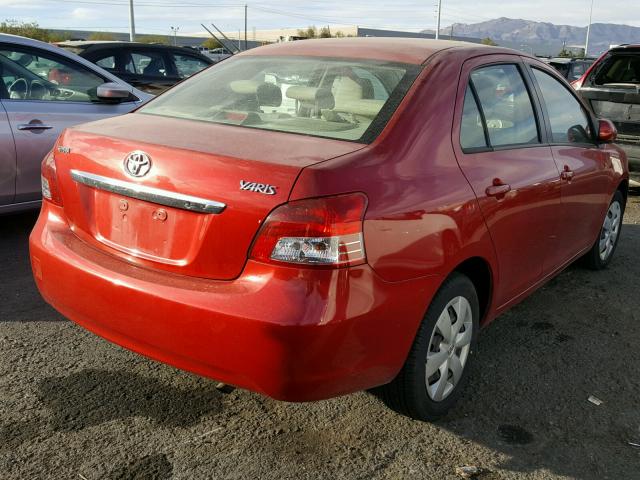 JTDBT903471093432 - 2007 TOYOTA YARIS RED photo 4