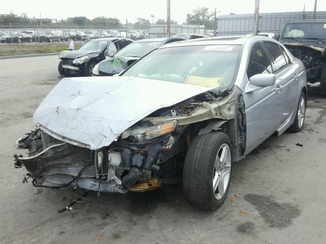 19UUA66214A017353 - 2004 ACURA TL SILVER photo 2