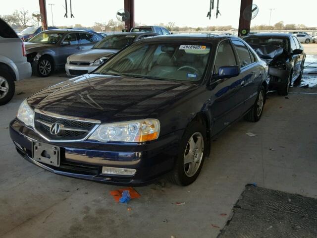 19UUA566X2A026384 - 2002 ACURA 3.2TL BLUE photo 2