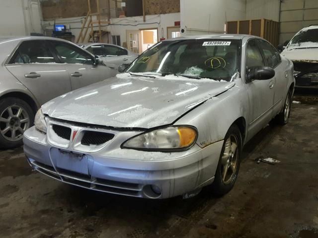 1G2NF52E63M583508 - 2003 PONTIAC GRAND AM S SILVER photo 2