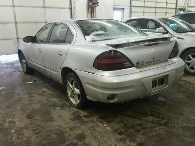 1G2NF52E63M583508 - 2003 PONTIAC GRAND AM S SILVER photo 3