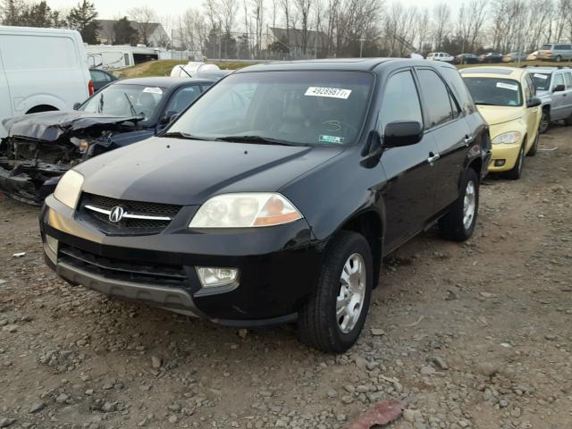 2HNYD18222H527890 - 2002 ACURA MDX BLACK photo 2