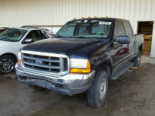 1FTNW21S3XEE92651 - 1999 FORD F250 SUPER BLUE photo 2