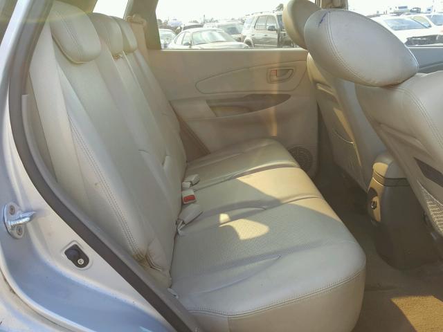 KM8JN12D38U814509 - 2008 HYUNDAI TUCSON SE SILVER photo 6