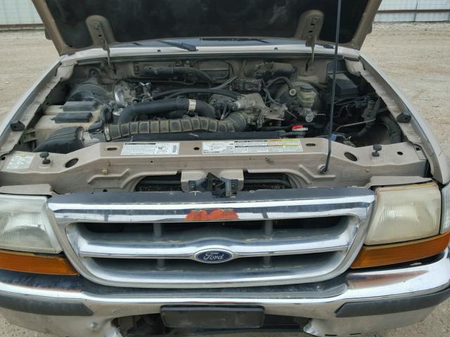 1FTYR14U5WPA18764 - 1998 FORD RANGER SUP TAN photo 7