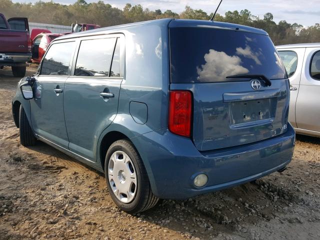 JTLKE50E881031462 - 2008 TOYOTA SCION XB TURQUOISE photo 3