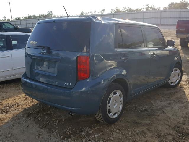 JTLKE50E881031462 - 2008 TOYOTA SCION XB TURQUOISE photo 4