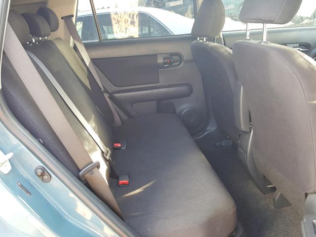 JTLKE50E881031462 - 2008 TOYOTA SCION XB TURQUOISE photo 6