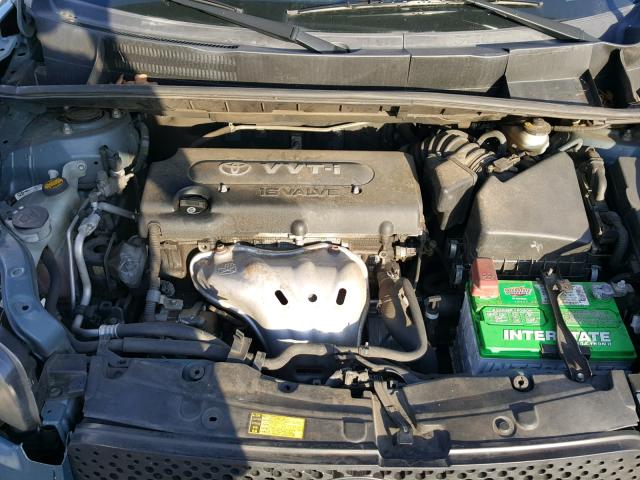 JTLKE50E881031462 - 2008 TOYOTA SCION XB TURQUOISE photo 7