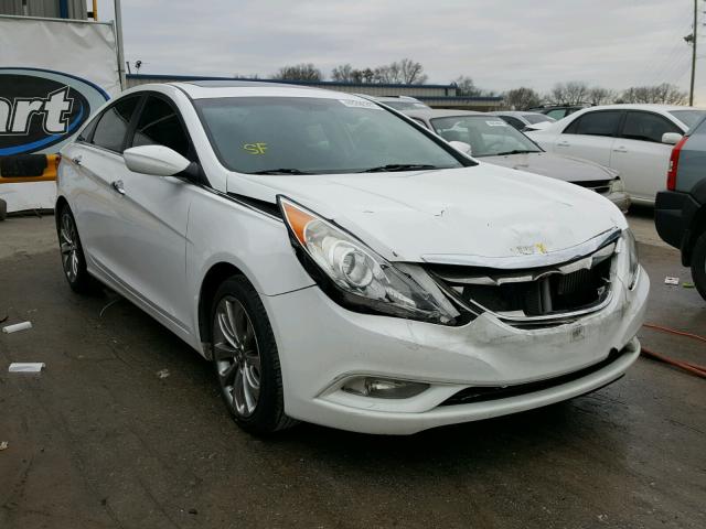 5NPEC4AB8CH394181 - 2012 HYUNDAI SONATA SE WHITE photo 1