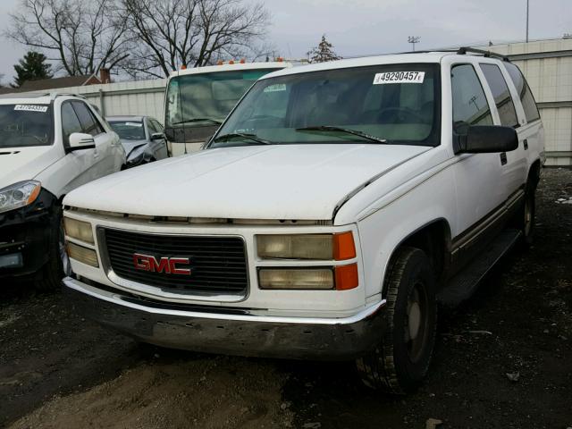 1GKEC13R7VJ758291 - 1997 GMC YUKON WHITE photo 2