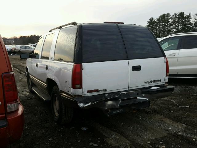 1GKEC13R7VJ758291 - 1997 GMC YUKON WHITE photo 3