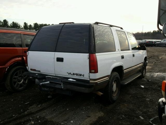 1GKEC13R7VJ758291 - 1997 GMC YUKON WHITE photo 4