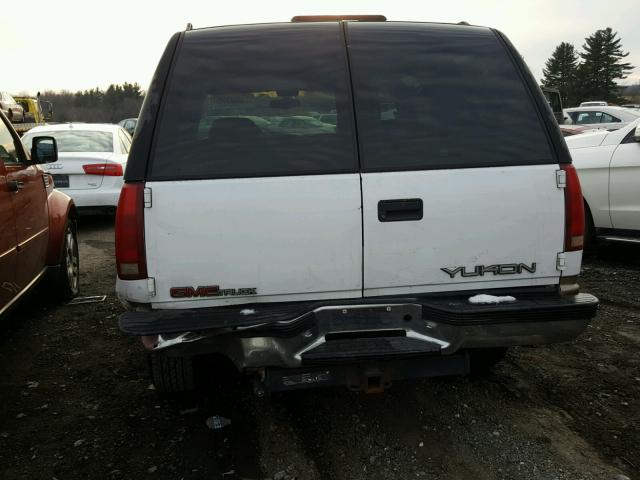 1GKEC13R7VJ758291 - 1997 GMC YUKON WHITE photo 9