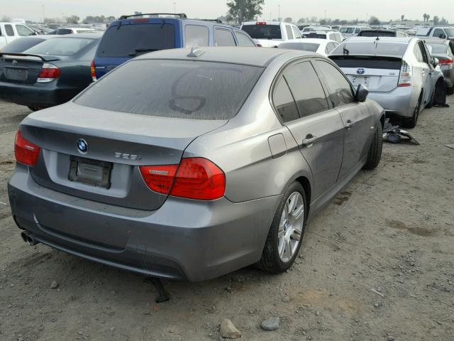 WBAPH5C52BA444325 - 2011 BMW 328 I SULE SILVER photo 4