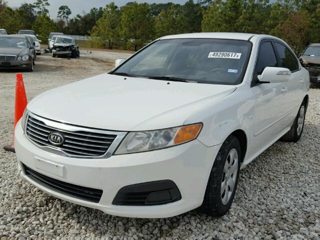 KNAGE228495283238 - 2009 KIA OPTIMA LX WHITE photo 2