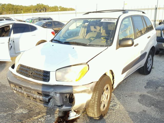 JTEGH20VX20065287 - 2002 TOYOTA RAV4 WHITE photo 2