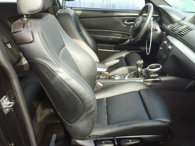 WBAUP7C51AVF07765 - 2010 BMW 128 I BLACK photo 5