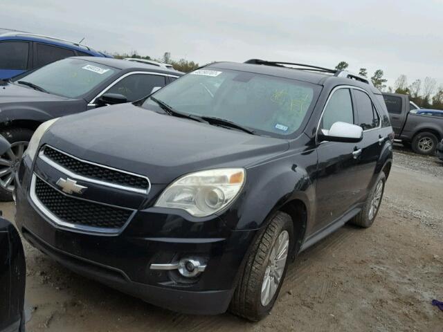 2CNALFEW9A6271266 - 2010 CHEVROLET EQUINOX LT BLACK photo 2