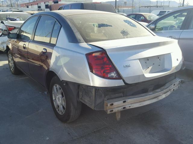 1G8AZ52F23Z113791 - 2003 SATURN ION LEVEL BURGUNDY photo 3