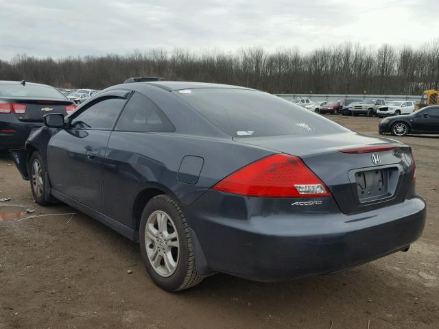 1HGCM72797A023903 - 2007 HONDA ACCORD EX CHARCOAL photo 3