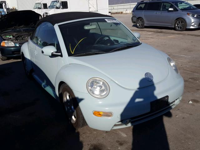 3VWCK21Y23M325903 - 2003 VOLKSWAGEN NEW BEETLE 蓝色 照片 1