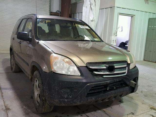 JHLRD78576C039585 - 2006 HONDA CR-V LX TAN photo 1