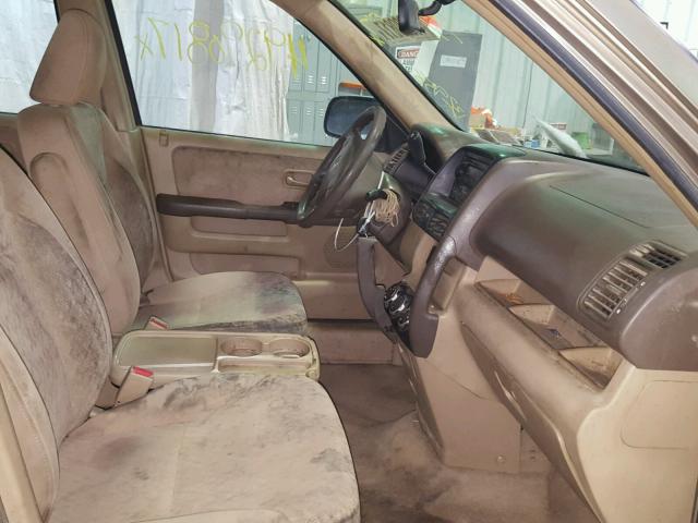 JHLRD78576C039585 - 2006 HONDA CR-V LX TAN photo 5