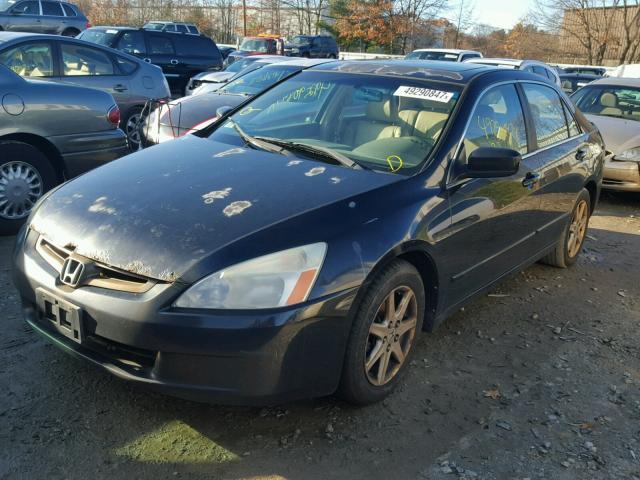 1HGCM66574A025860 - 2004 HONDA ACCORD EX BLACK photo 2