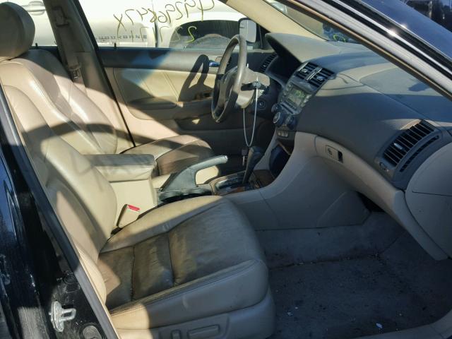 1HGCM66574A025860 - 2004 HONDA ACCORD EX BLACK photo 5