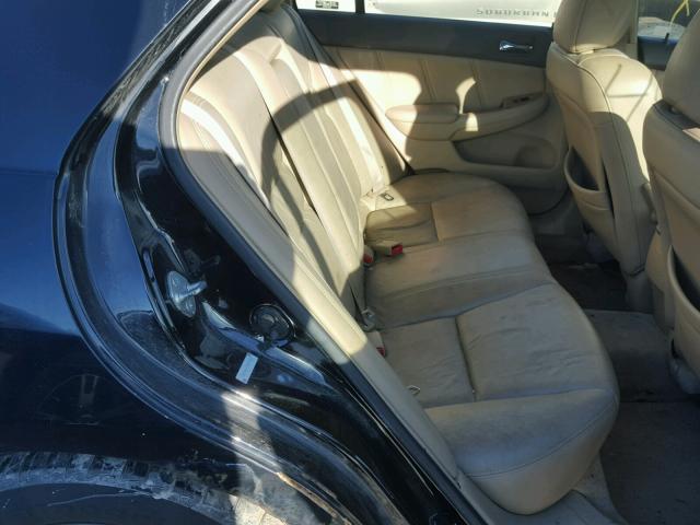 1HGCM66574A025860 - 2004 HONDA ACCORD EX BLACK photo 6