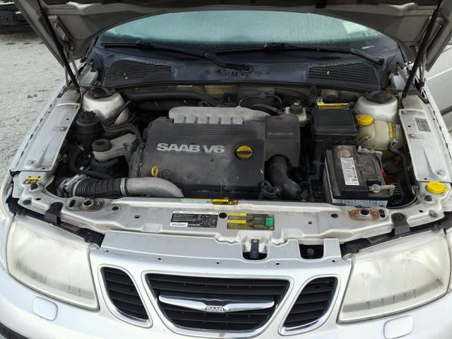 YS3ED49Z733036203 - 2003 SAAB 9-5 ARC SILVER photo 7