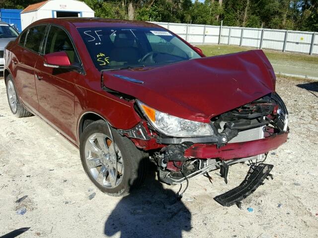 1G4GC5EG4AF229641 - 2010 BUICK LACROSSE C BURGUNDY photo 1