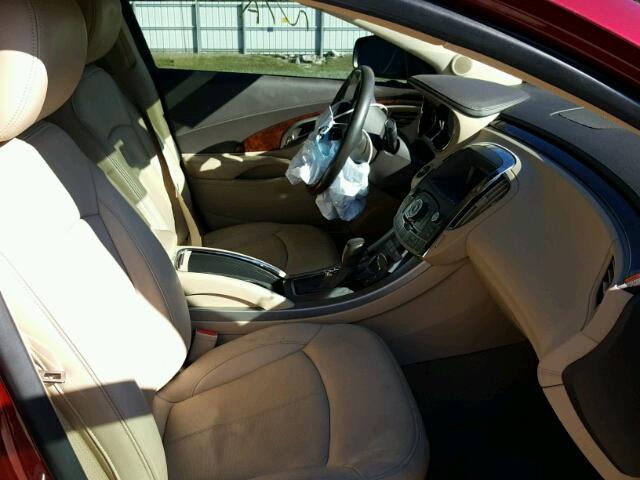 1G4GC5EG4AF229641 - 2010 BUICK LACROSSE C BURGUNDY photo 5