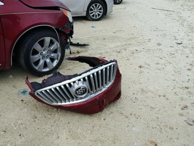1G4GC5EG4AF229641 - 2010 BUICK LACROSSE C BURGUNDY photo 9