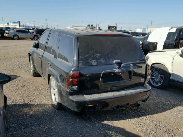 1GNET13H772178546 - 2007 CHEVROLET TRAILBLAZE BLACK photo 3