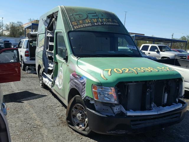 1N6AF0LY2CN101940 - 2012 NISSAN NV 2500 GREEN photo 1